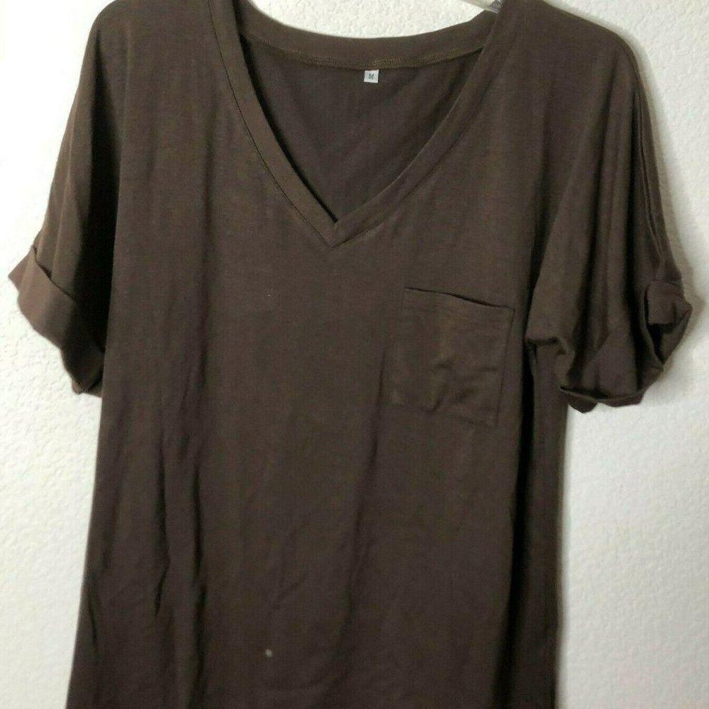 Shirts For Women Casual Summer Tops Simple Tshirt